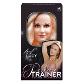 Надувная кукла с вибрацией и 2 любовными отверстиями Hot Lucy Lifesize Love Doll - NMC - в Петрозаводске купить с доставкой