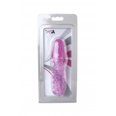 Розовая насадка с нежными шипами - 13,5 см. - Toyfa Basic - в Петрозаводске купить с доставкой
