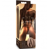 Коричневый мастубратор-вагина Nicole s Kitty - Blush Novelties - в Петрозаводске купить с доставкой