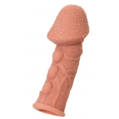 Насадка на фаллос с пузыриками, венками и ребристостью KOKOS Extreme Sleeve 09 - 12,7 см. - KOKOS - в Петрозаводске купить с доставкой