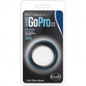 Черно-синее эрекционное кольцо Silicone Go Pro Cock Ring - Blush Novelties - в Петрозаводске купить с доставкой