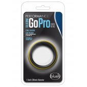 Черно-желтое силиконовое эрекционное кольцо Silicone Go Pro Cock Ring - Blush Novelties - в Петрозаводске купить с доставкой