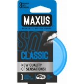Классические презервативы в железном кейсе MAXUS Classic - 3 шт. - Maxus - купить с доставкой в Петрозаводске