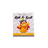 Стимулирующий презерватив-насадка Roll   Ball Banana - Sitabella - купить с доставкой в Петрозаводске