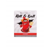 Стимулирующий презерватив-насадка Roll   Ball Cherry - Sitabella - купить с доставкой в Петрозаводске
