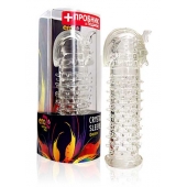 Закрытая прозрачная насадка на пенис Crystal Sleeve Faraon - 13,5 см. - Erowoman-Eroman - в Петрозаводске купить с доставкой