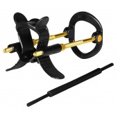 Черно-золотистый экстендер для пениса Sex Expert - Sex Expert - в Петрозаводске купить с доставкой