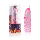 Закрытая рельефная насадка Crystal sleeve snakes в виде змеи с усиками - 14 см. - Erowoman-Eroman - в Петрозаводске купить с доставкой