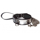 Стильный ошейник с металлическим блеском и поводком - Sitabella - купить с доставкой в Петрозаводске