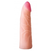 Фаллическая насадка на трусики харнесс - 17,5 см. - LOVETOY (А-Полимер) - купить с доставкой в Петрозаводске