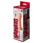 Телесная насадка на Harness с коннектором RED LINE - 13 см. - LOVETOY (А-Полимер) - купить с доставкой в Петрозаводске