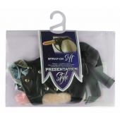 Черный пояс-трусики с двумя насадками Soft-Dolli - 16,5 и 10,5 см. - LOVETOY (А-Полимер) - купить с доставкой в Петрозаводске