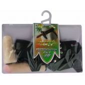 Черный пояс-трусики с двумя насадками  Экзотик-Linda  - 15,5 и 10,5 см. - LOVETOY (А-Полимер) - купить с доставкой в Петрозаводске