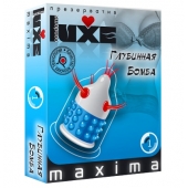 Презерватив LUXE Maxima  Глубинная бомба  - 1 шт. - Luxe - купить с доставкой в Петрозаводске