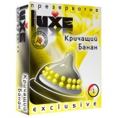 Презерватив LUXE  Exclusive  Кричащий банан  - 1 шт. - Luxe - купить с доставкой в Петрозаводске