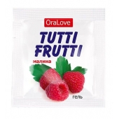 Пробник гель-смазки Tutti-frutti с малиновым вкусом - 4 гр. - Биоритм - купить с доставкой в Петрозаводске