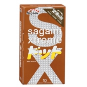 Презервативы Sagami Xtreme FEEL UP с точечной текстурой и линиями прилегания - 10 шт. - Sagami - купить с доставкой в Петрозаводске