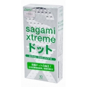 Презервативы Sagami Xtreme Type-E с точками - 10 шт. - Sagami - купить с доставкой в Петрозаводске