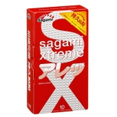 Утолщенные презервативы Sagami Xtreme Feel Long с точками - 10 шт. - Sagami - купить с доставкой в Петрозаводске