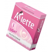 Ультратонкие презервативы Arlette Light - 3 шт. - Arlette - купить с доставкой в Петрозаводске