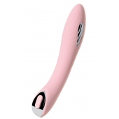 Розовый силиконовый вибратор с электростимуляцией TESLA G-POINT - 21 см. - ToyFa - купить с доставкой в Петрозаводске