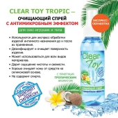 Очищающий спрей для игрушек CLEAR TOY Tropic - 100 мл. - Биоритм - купить с доставкой в Петрозаводске