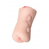 Телесный двусторонний мастурбатор Rich Fruit - вагина и анус - ToyFa - в Петрозаводске купить с доставкой