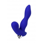 Синий силиконовый вибростимулятор простаты Stroman - 14,5 см. - ToyFa - в Петрозаводске купить с доставкой