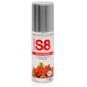 Смазка на водной основе S8 Flavored Lube со вкусом клубники - 125 мл. - Stimul8 - купить с доставкой в Петрозаводске