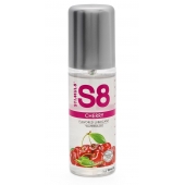 Смазка на водной основе S8 Flavored Lube со вкусом вишни - 125 мл. - Stimul8 - купить с доставкой в Петрозаводске