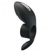 Черное кольцо на пенис с вибрацией Vibration Penis Sleeve - Baile - в Петрозаводске купить с доставкой