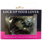 Черные меховые наручники Love с ключиками - Baile - купить с доставкой в Петрозаводске