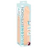 Телесная насадка-удлинитель Silicone Extension - 19 см. - Orion - в Петрозаводске купить с доставкой