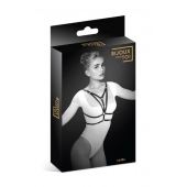 Черная упряжь на грудь Laura - Bijoux Pour Toi - купить с доставкой в Петрозаводске