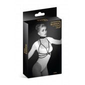 Черная упряжь на грудь Julia - Bijoux Pour Toi - купить с доставкой в Петрозаводске