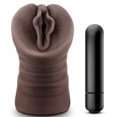 Коричневый мастурбатор-вагина Alexis - Blush Novelties - в Петрозаводске купить с доставкой