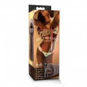 Коричневый мастурбатор-ротик Heather - Blush Novelties - в Петрозаводске купить с доставкой