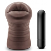 Коричневый мастурбатор-ротик Renee - Blush Novelties - в Петрозаводске купить с доставкой