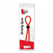 Красное эрекционное лассо с одной бусинкой-утяжкой STRETCHY THICK LASSO - Dream Toys - в Петрозаводске купить с доставкой