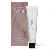 Лубрикант на водной основе Slow Sex Anal Play Gel - 30 мл. - Bijoux Indiscrets - купить с доставкой в Петрозаводске