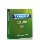 Текстурированные презервативы Torex  С точками  - 3 шт. - Torex - купить с доставкой в Петрозаводске