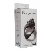 Черное эрекционное виброкольцо Pure Passion Midnight - Lola Games - в Петрозаводске купить с доставкой