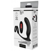 Черный массажер простаты REMOTE P-PLEASER - Dream Toys - в Петрозаводске купить с доставкой