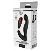 Черный вибромассажер простаты SWIRLING P-PLEASER - Dream Toys - в Петрозаводске купить с доставкой