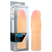 Телесная насадка-удлинитель на пенис PERFORMANCE 1.5INCH COCK XTENDER - 16 см. - Blush Novelties - в Петрозаводске купить с доставкой