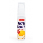 Гель-смазка Tutti-frutti со вкусом сочной дыни - 30 гр. - Биоритм - купить с доставкой в Петрозаводске