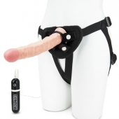 Регулируемые трусики с вибрирующей насадкой - 21 см. - Lux Fetish - купить с доставкой в Петрозаводске