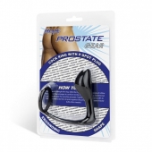 Стимулятор простаты с фиксацией эрекционным кольцом Prostate Gear - BlueLine - в Петрозаводске купить с доставкой