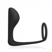 Стимулятор простаты с фиксацией эрекционным кольцом Prostate Gear - BlueLine - в Петрозаводске купить с доставкой