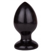 Черный анальный плаг Glide L - 11,7 см. - LOVETOY (А-Полимер)